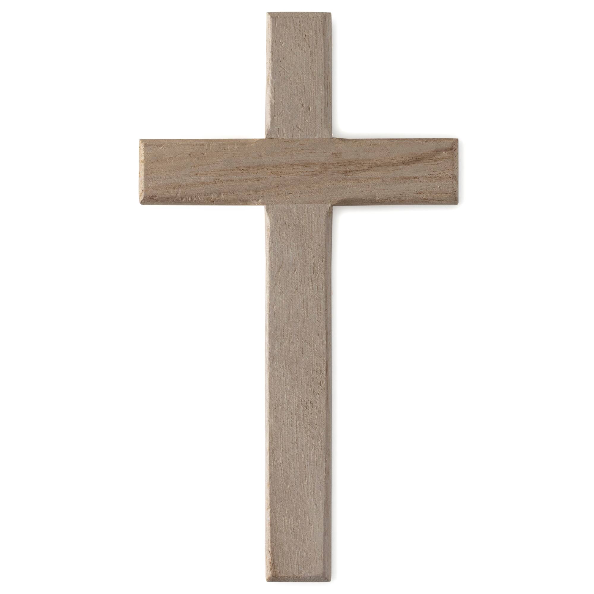12 Pack: 8" Wood Cross by Make Market®